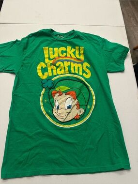 Lucky Brand Lucky Charms Green Graphic Tee